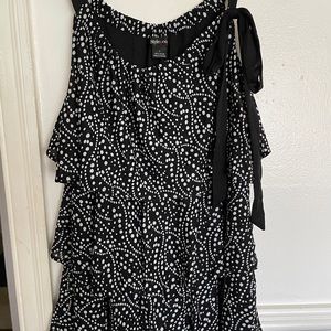Layered ruffles polka dot
